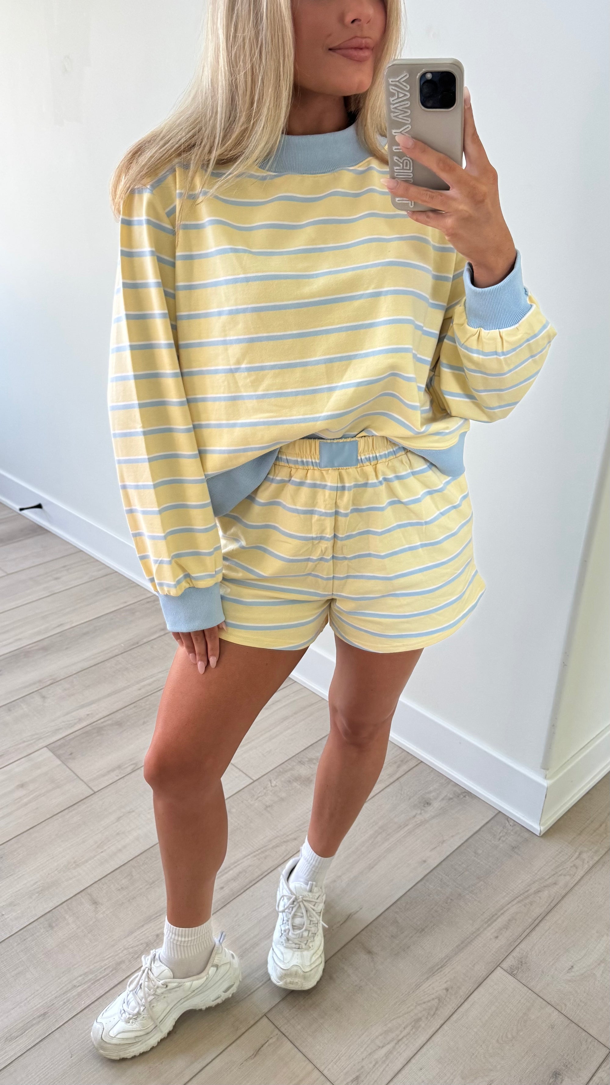 LEMON COAST STRIPED SET