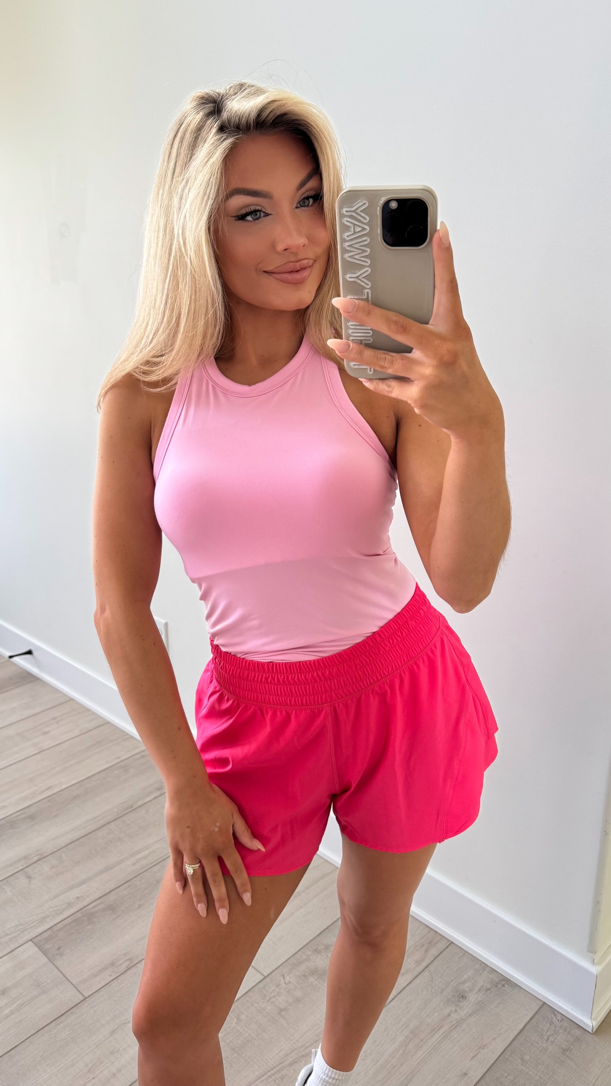 RACERBACK TANK PINK
