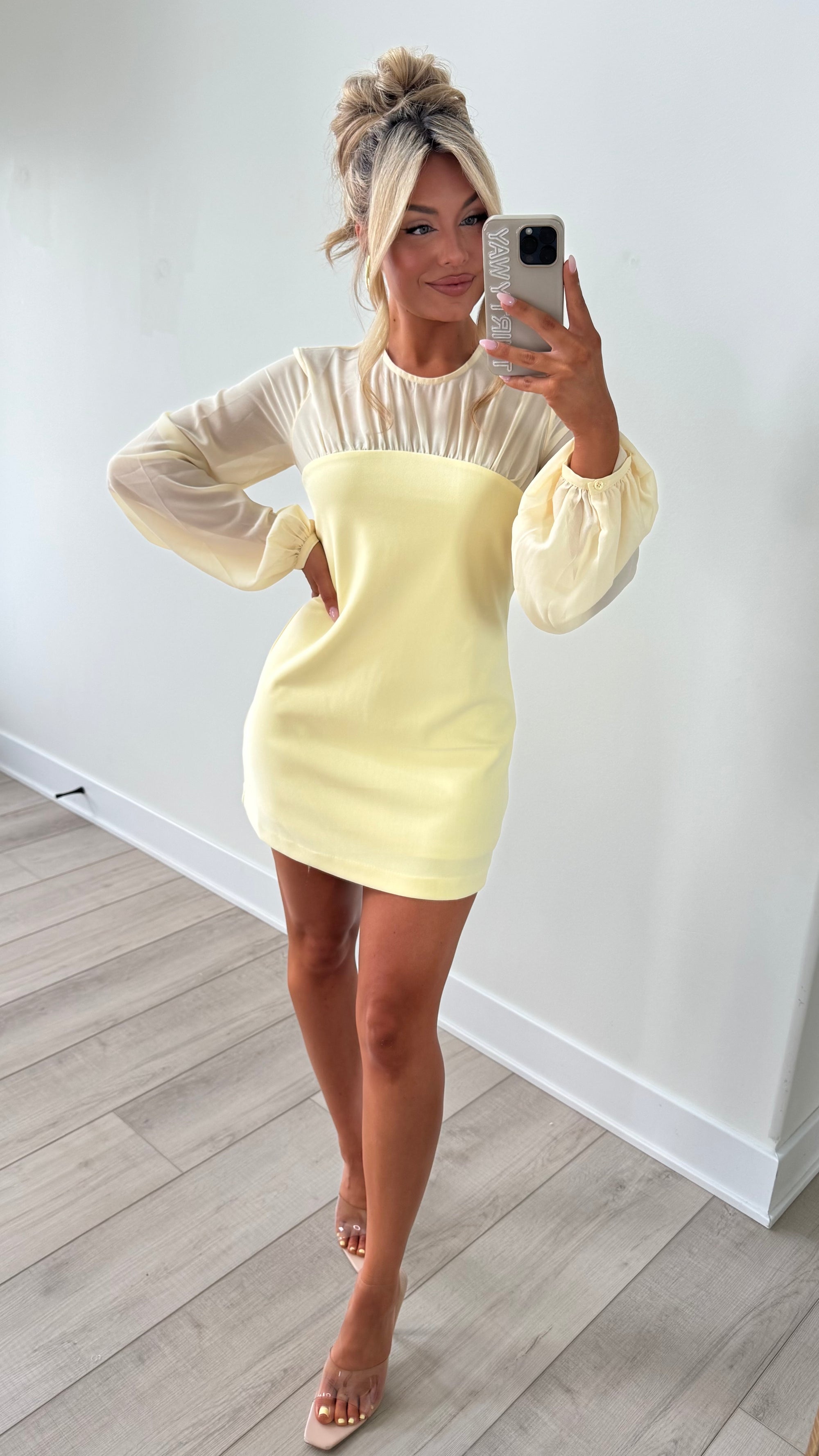 AMOURA MINI DRESS BUTTER