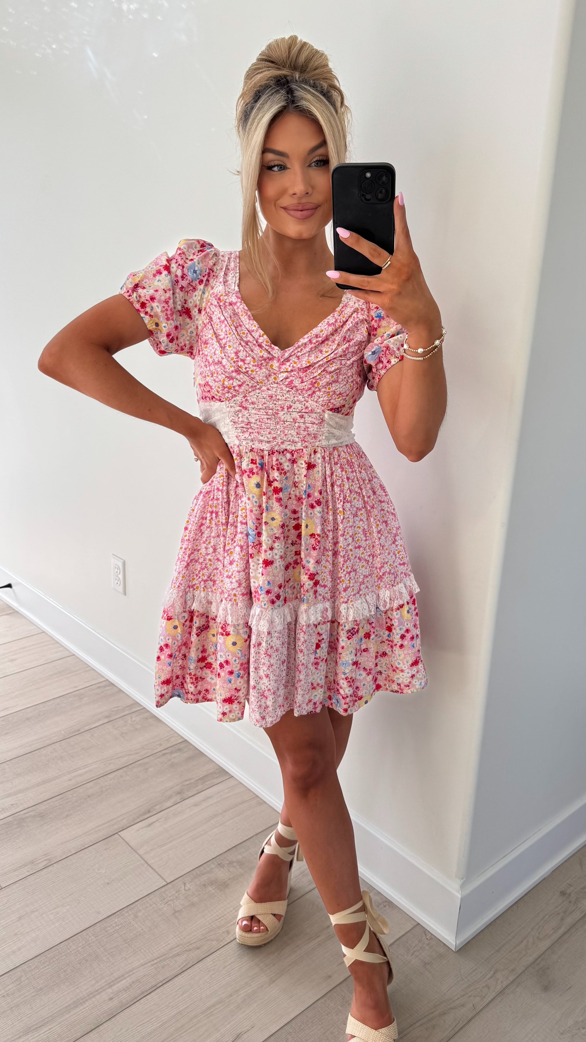 silver dress mini Miss Lola