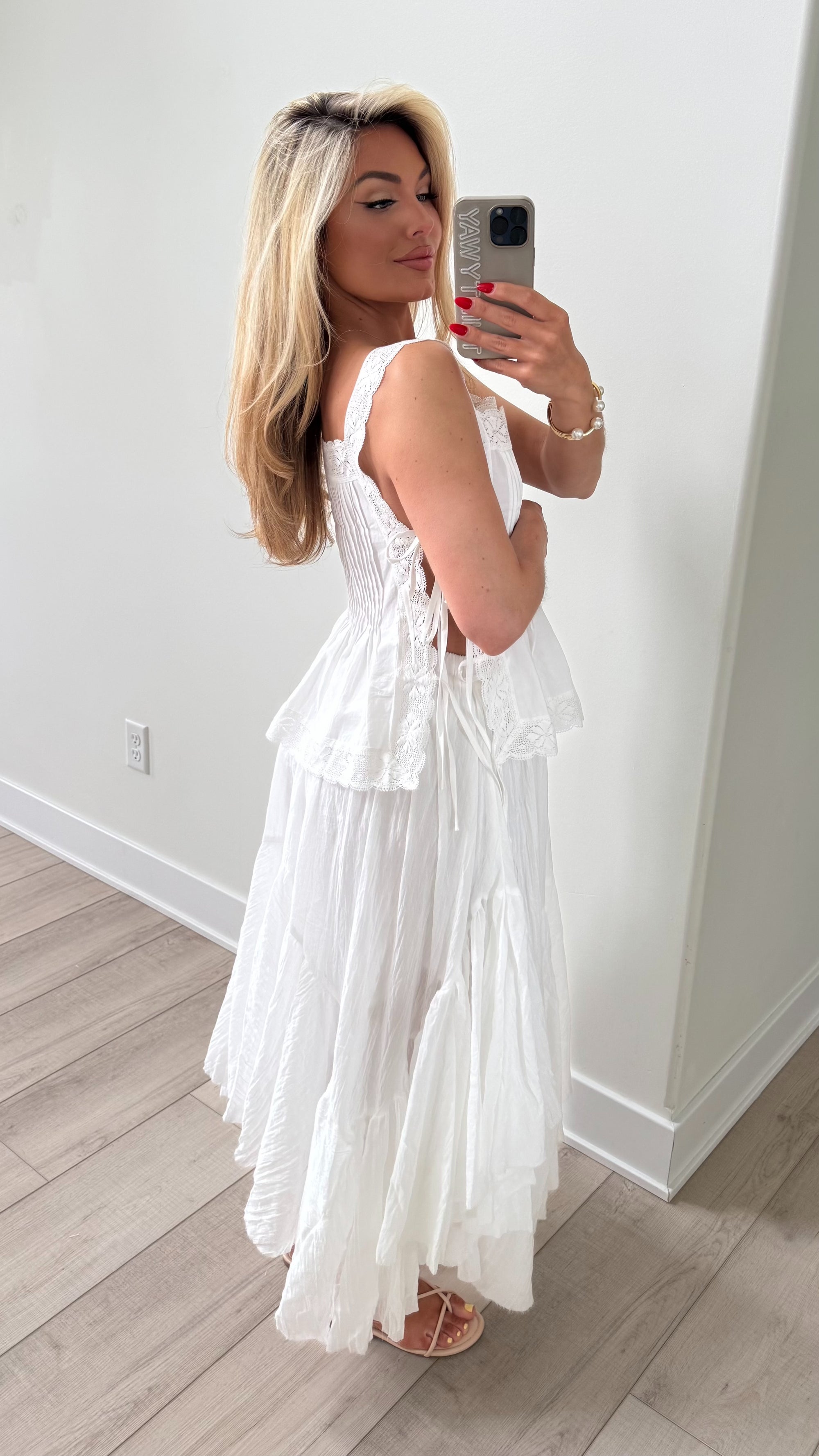 ASTORIA PLEATED MAXI SKIRT