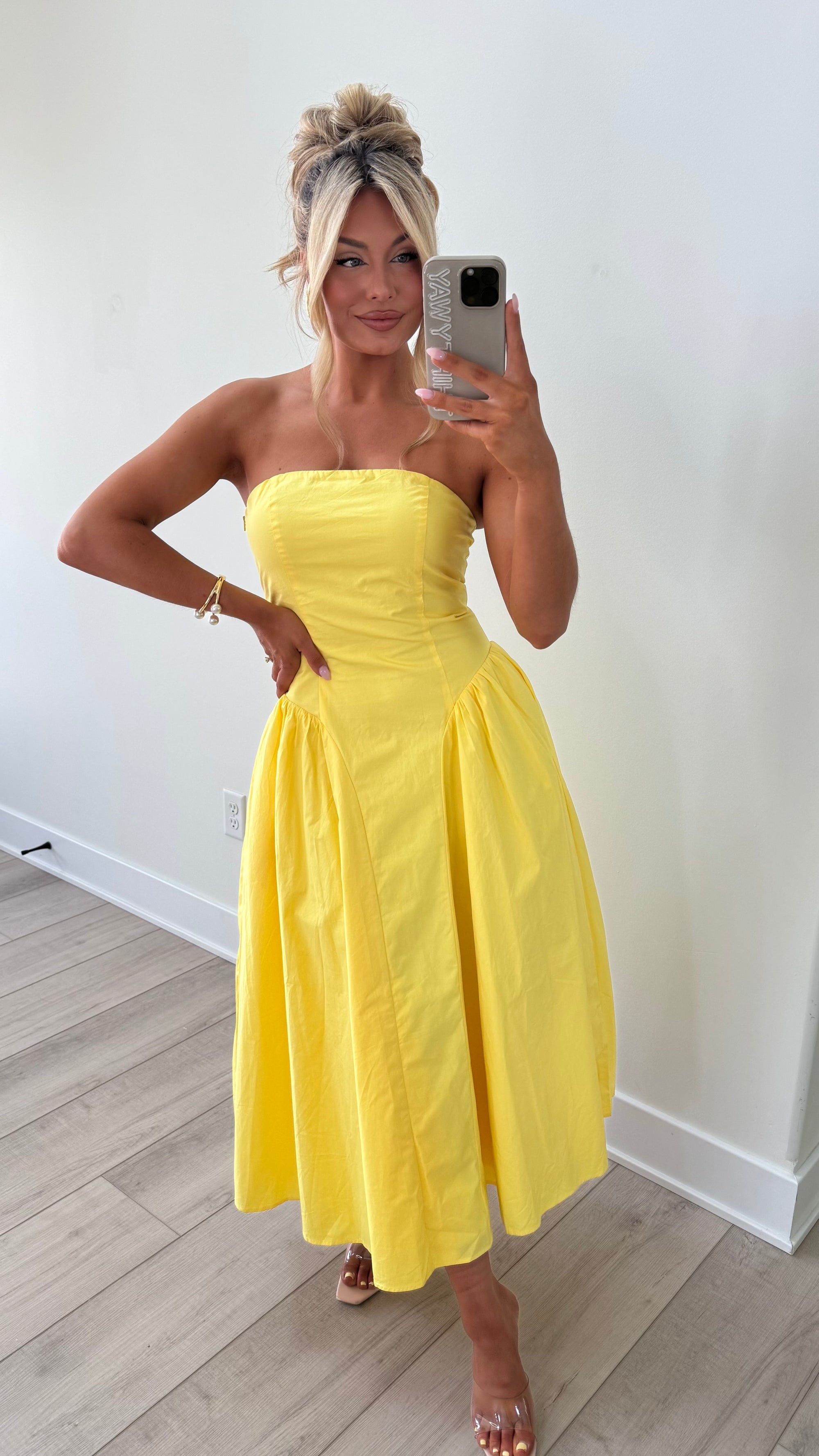 SUNDROP CROSET MAXI DRESS