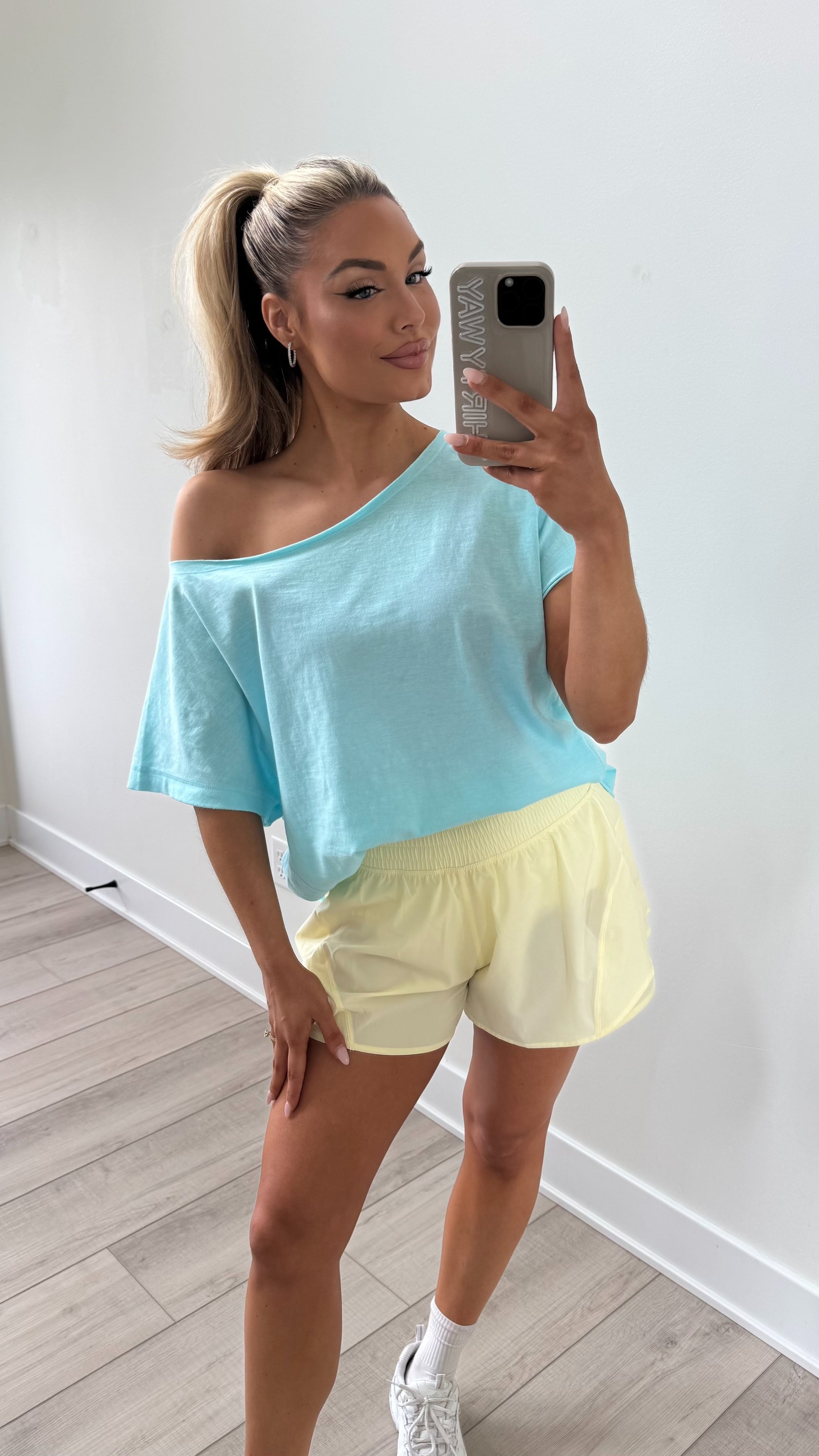 SUNDAY EASE OVERSIZED TEE BLUE
