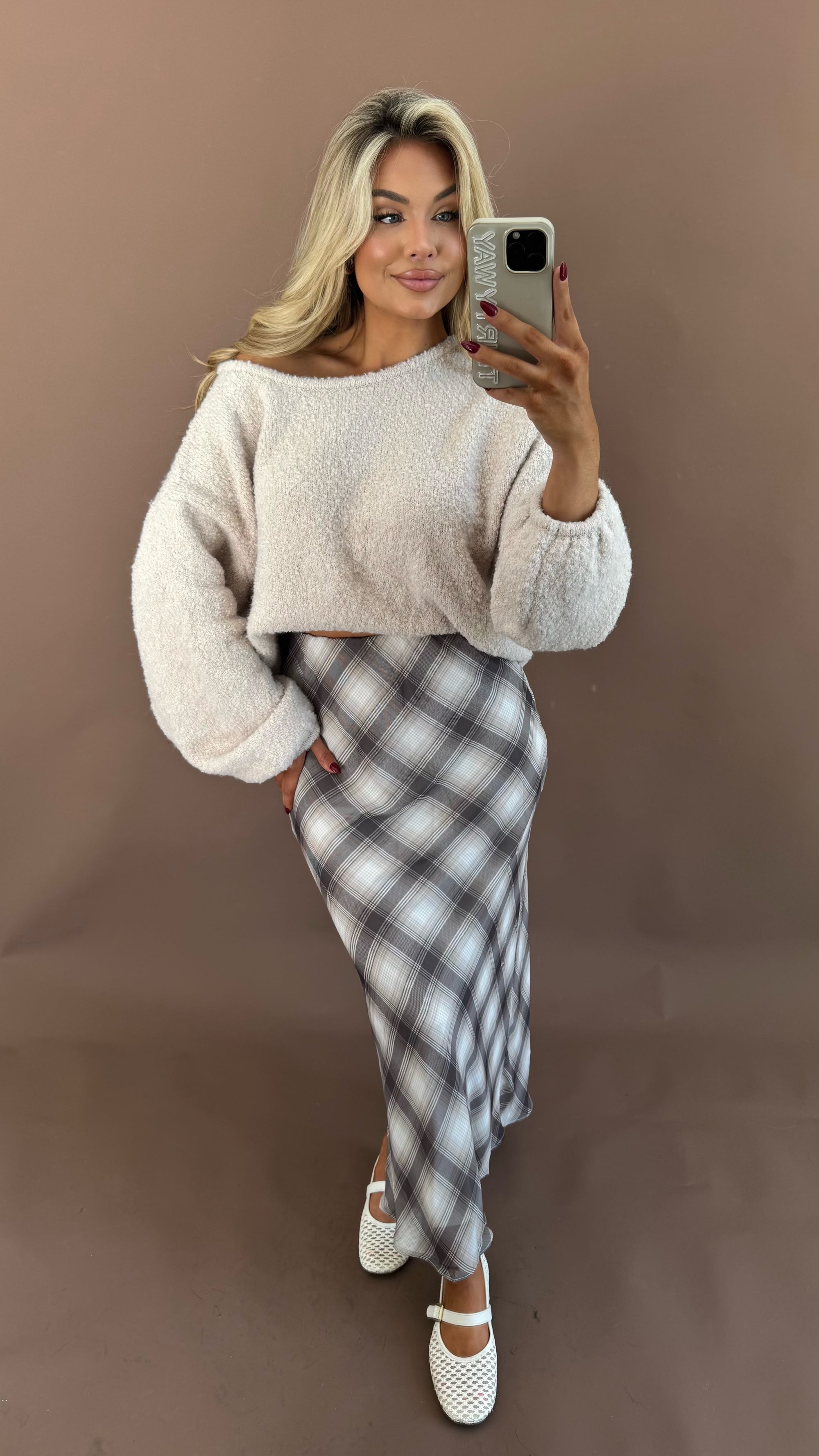 COTTAGE SWEATER TAUPE