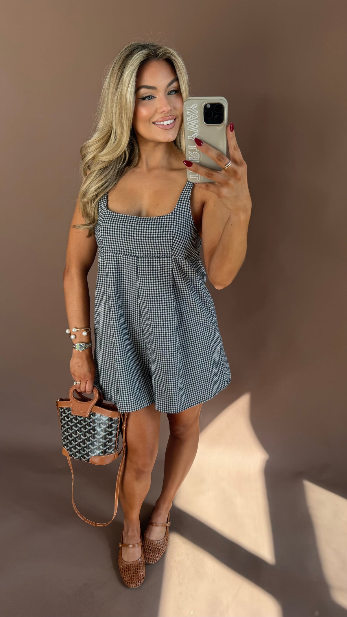 ORCHARD GINGHAM ROMPER