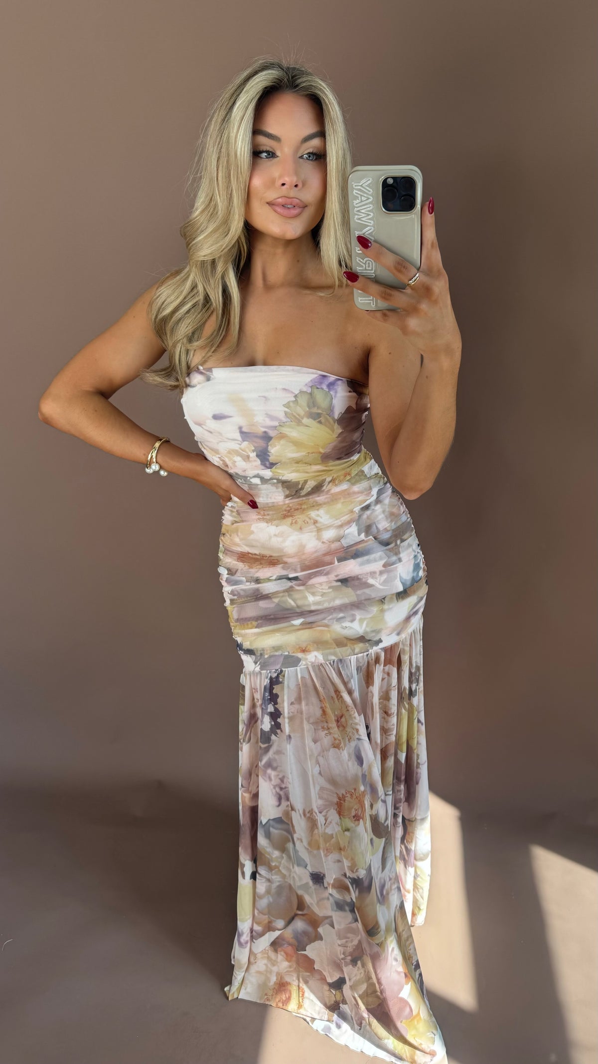 FALL FLORALS MAXI DRESS