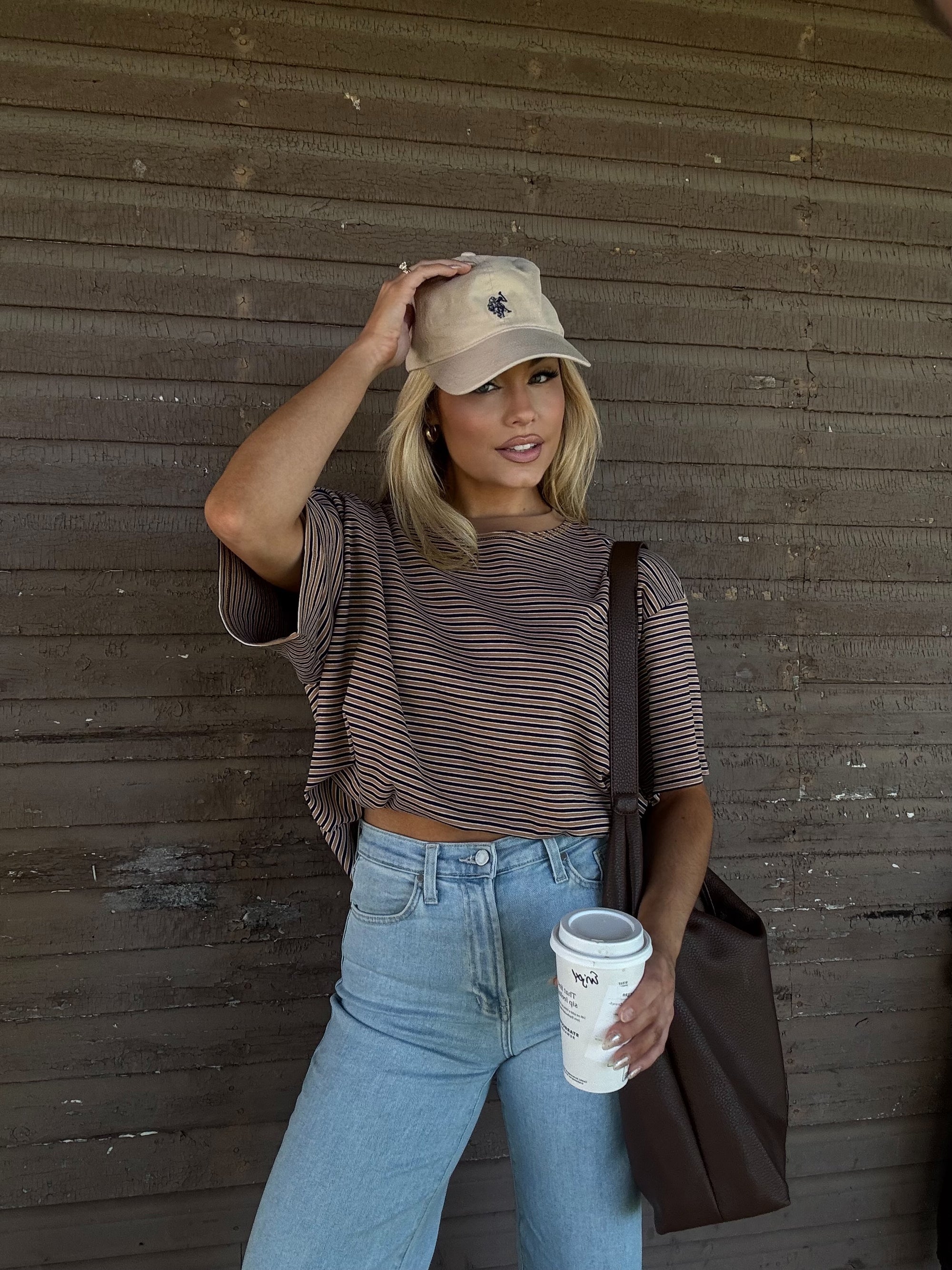 EVERYDAY STRIPED RELAXED TEE