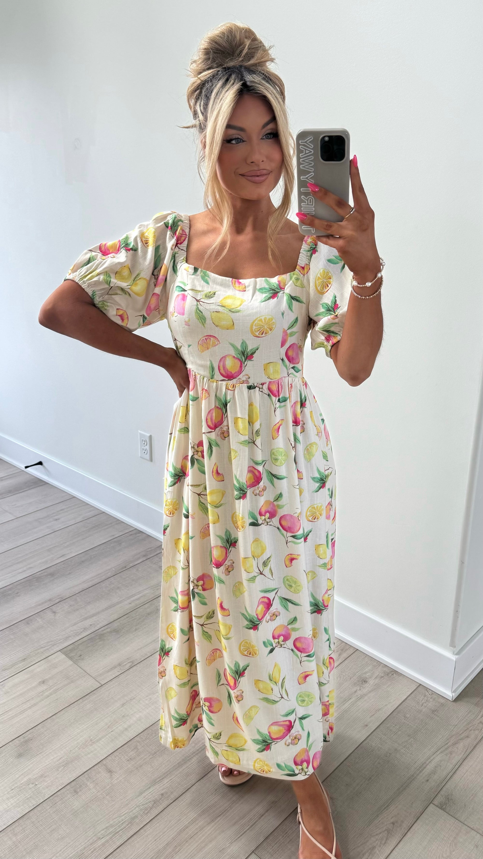 SWEET CITRUS MAXI DRESS