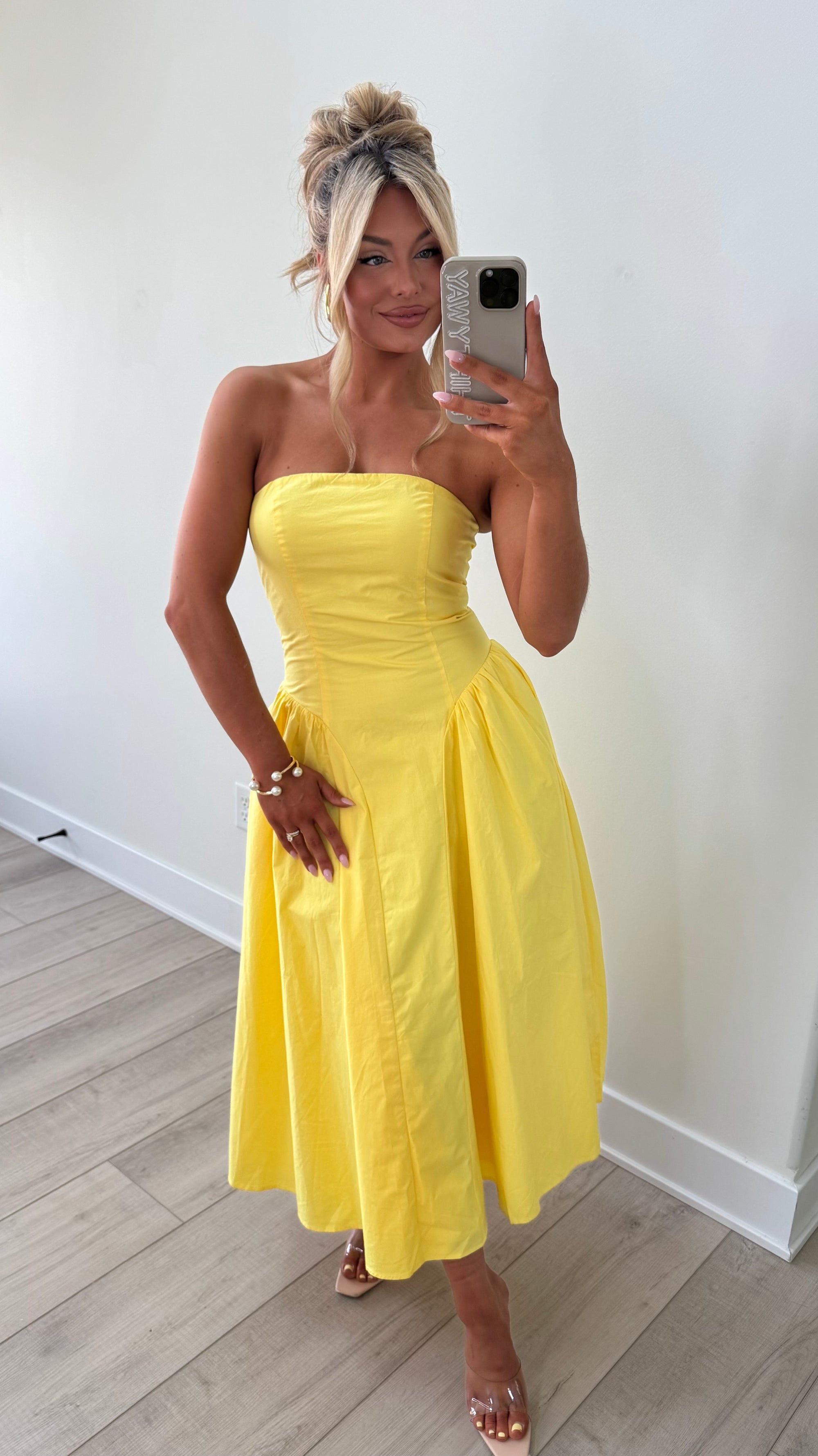 SUNDROP CROSET MAXI DRESS