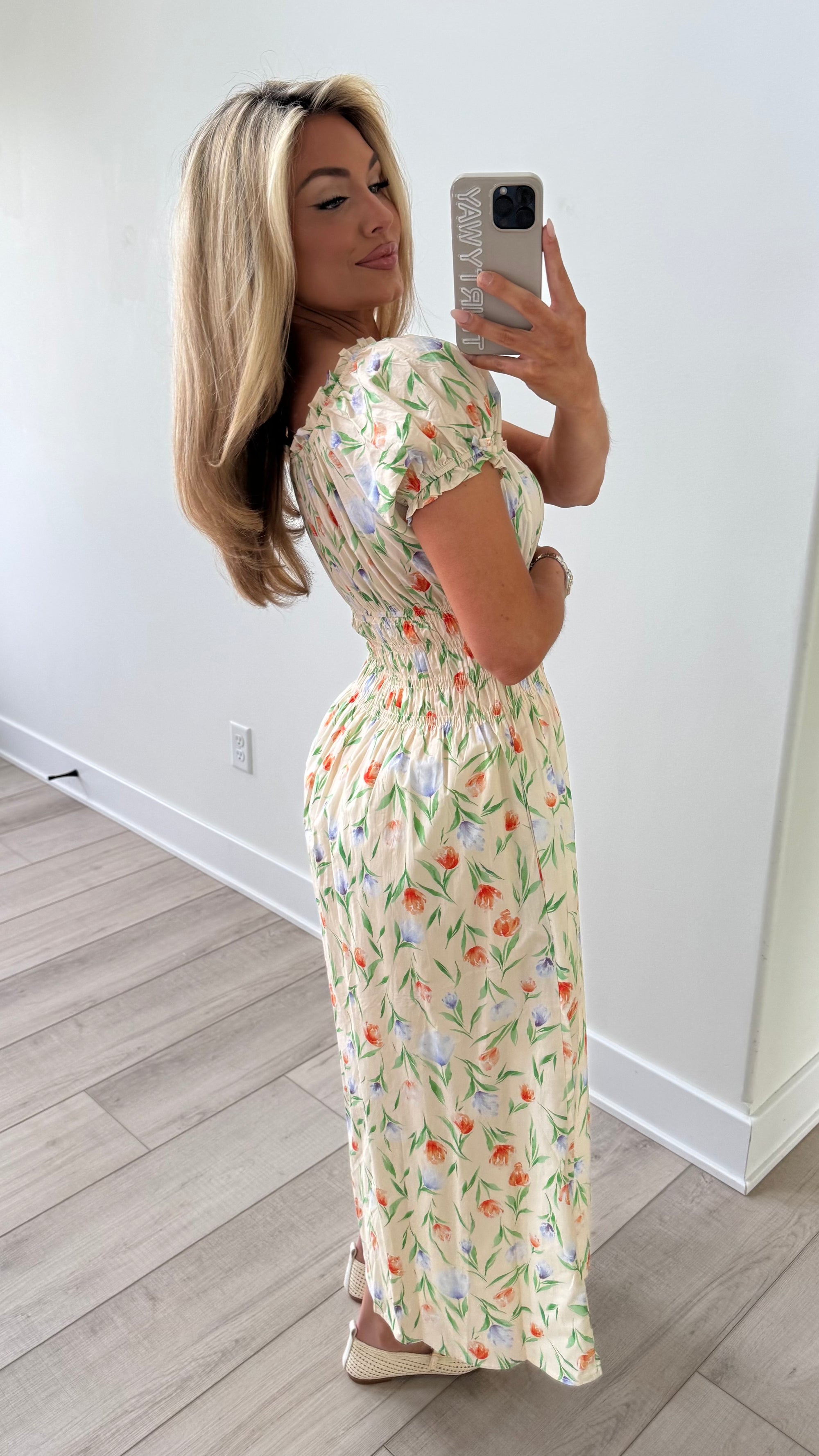 GARDEN FLORA MAXI DRESS