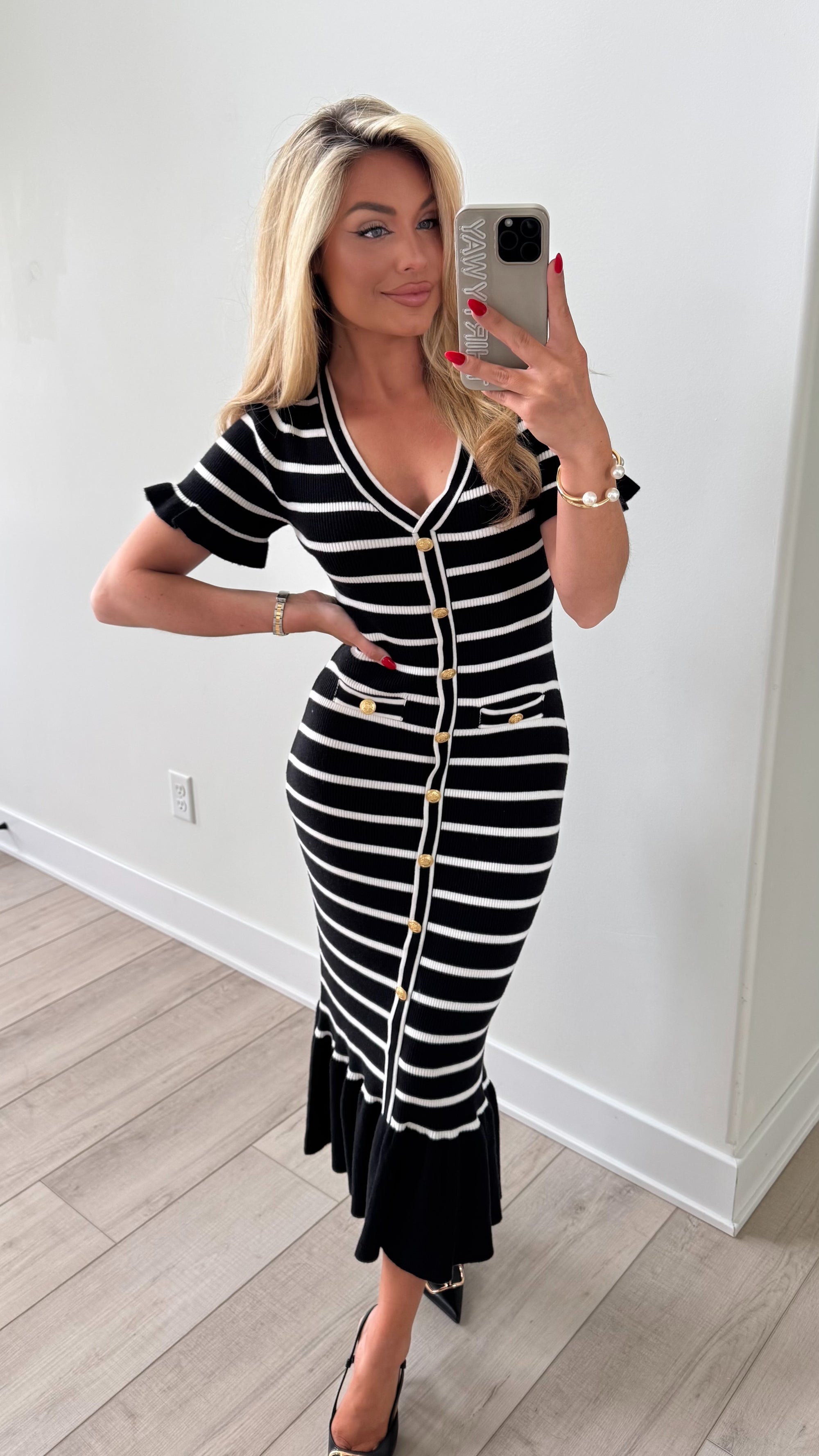WINSLET STRIPED MAXI DRESS