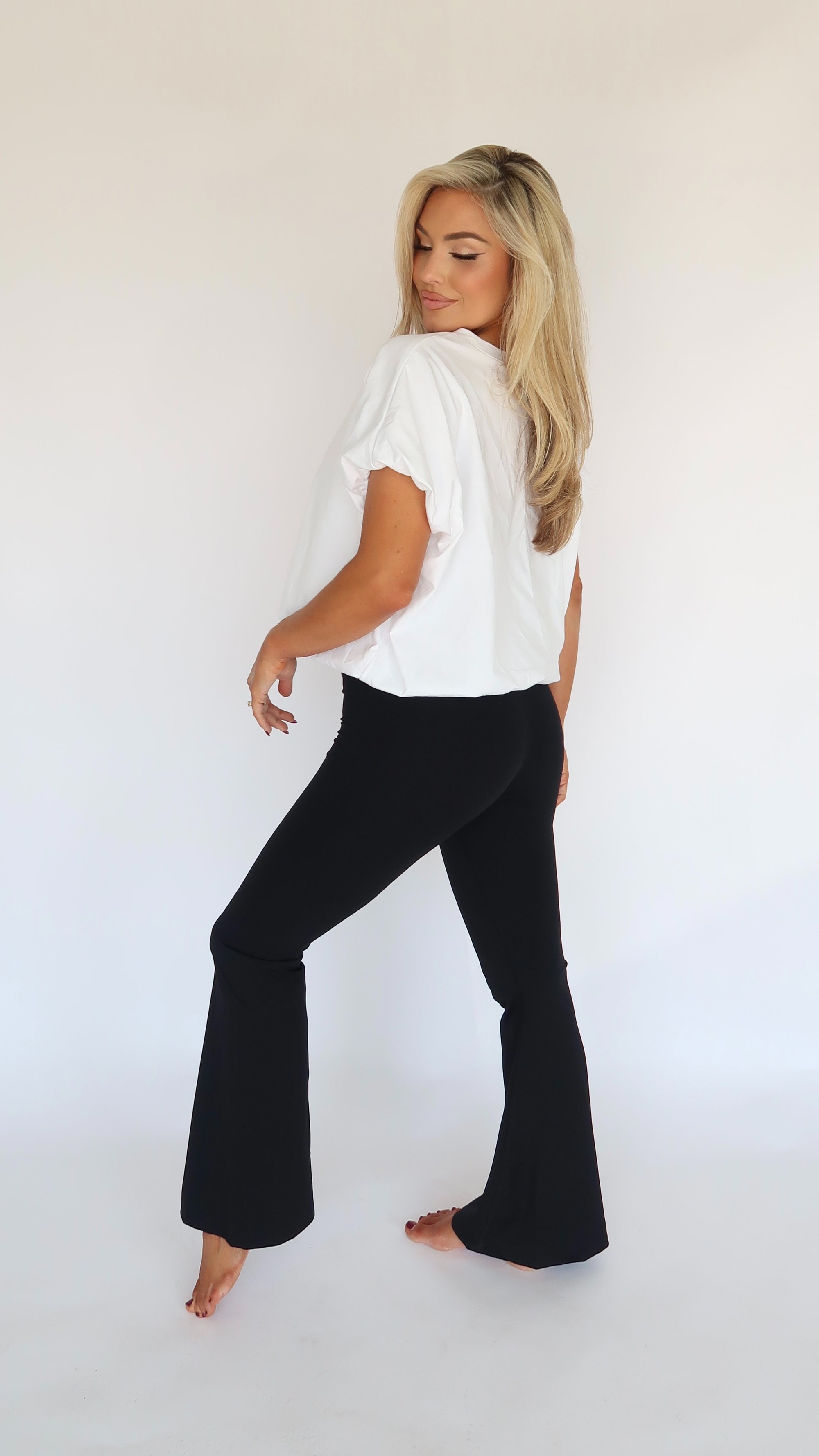 BUBBLE TEE TOP WHITE