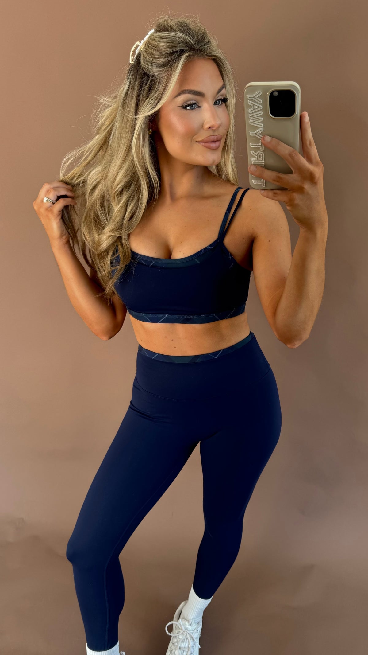 CAMBRIDGE LAYERED SPORTS BRA NAVY