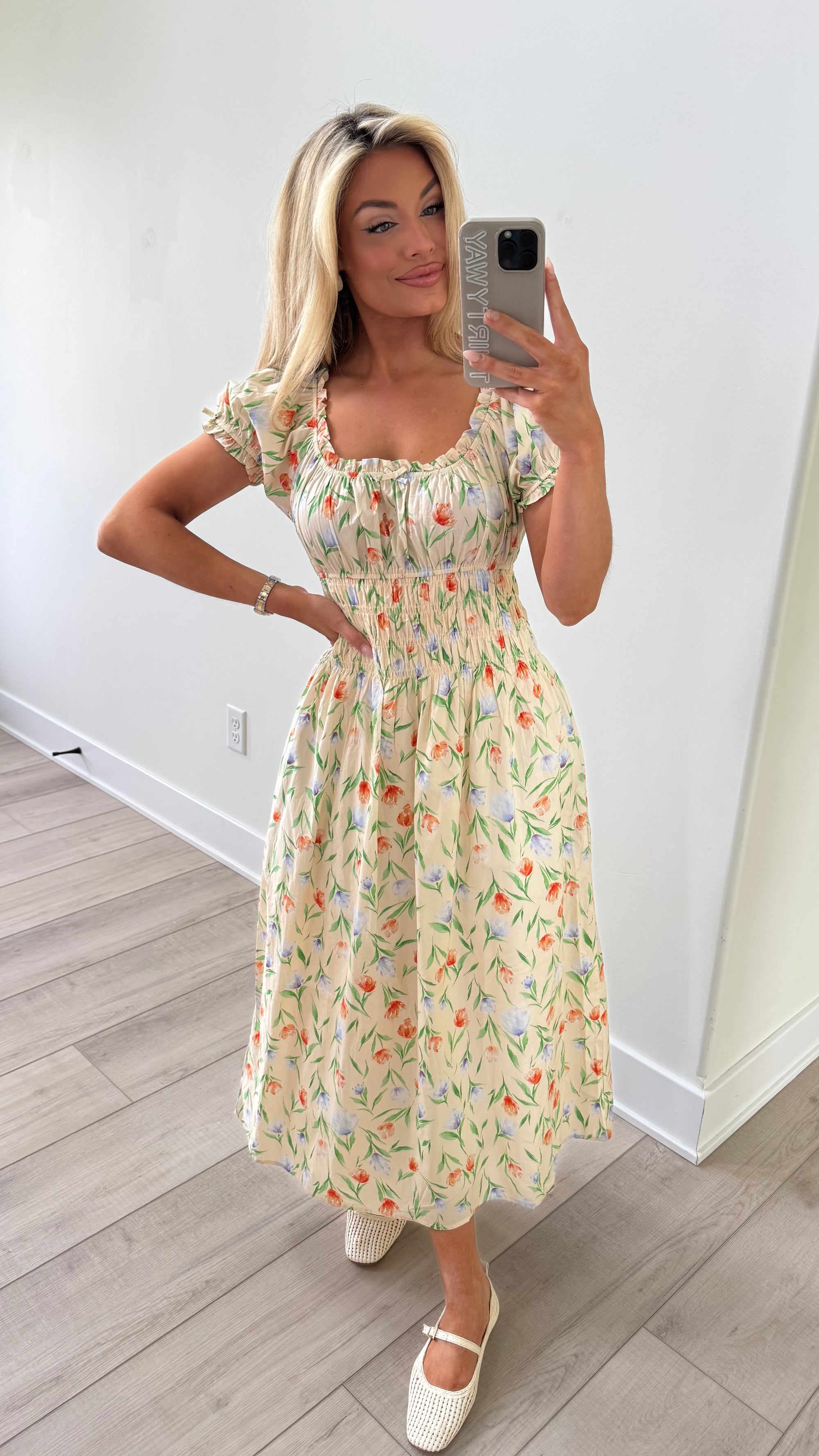 GARDEN FLORA MAXI DRESS