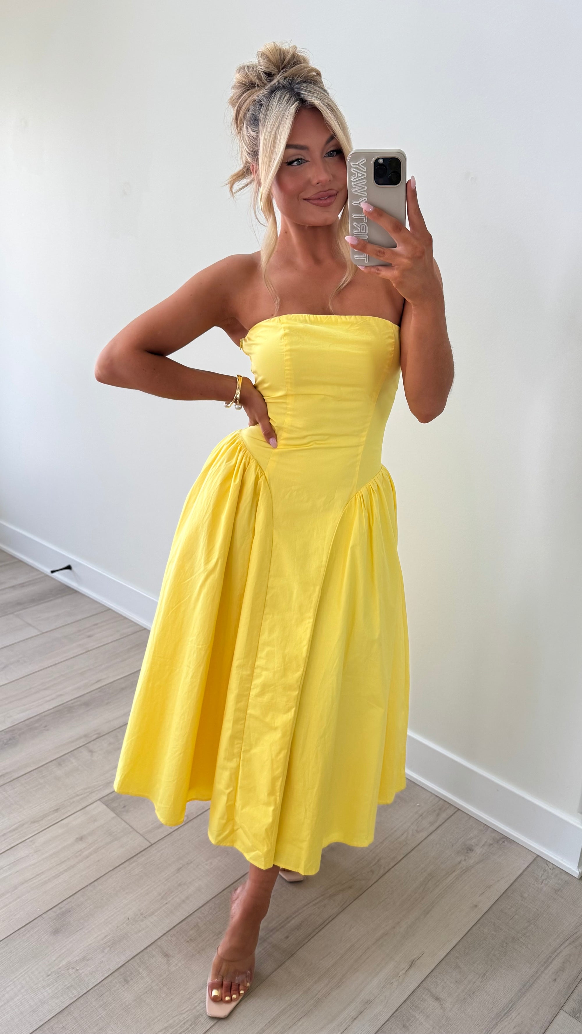 SUNDROP CROSET MAXI DRESS