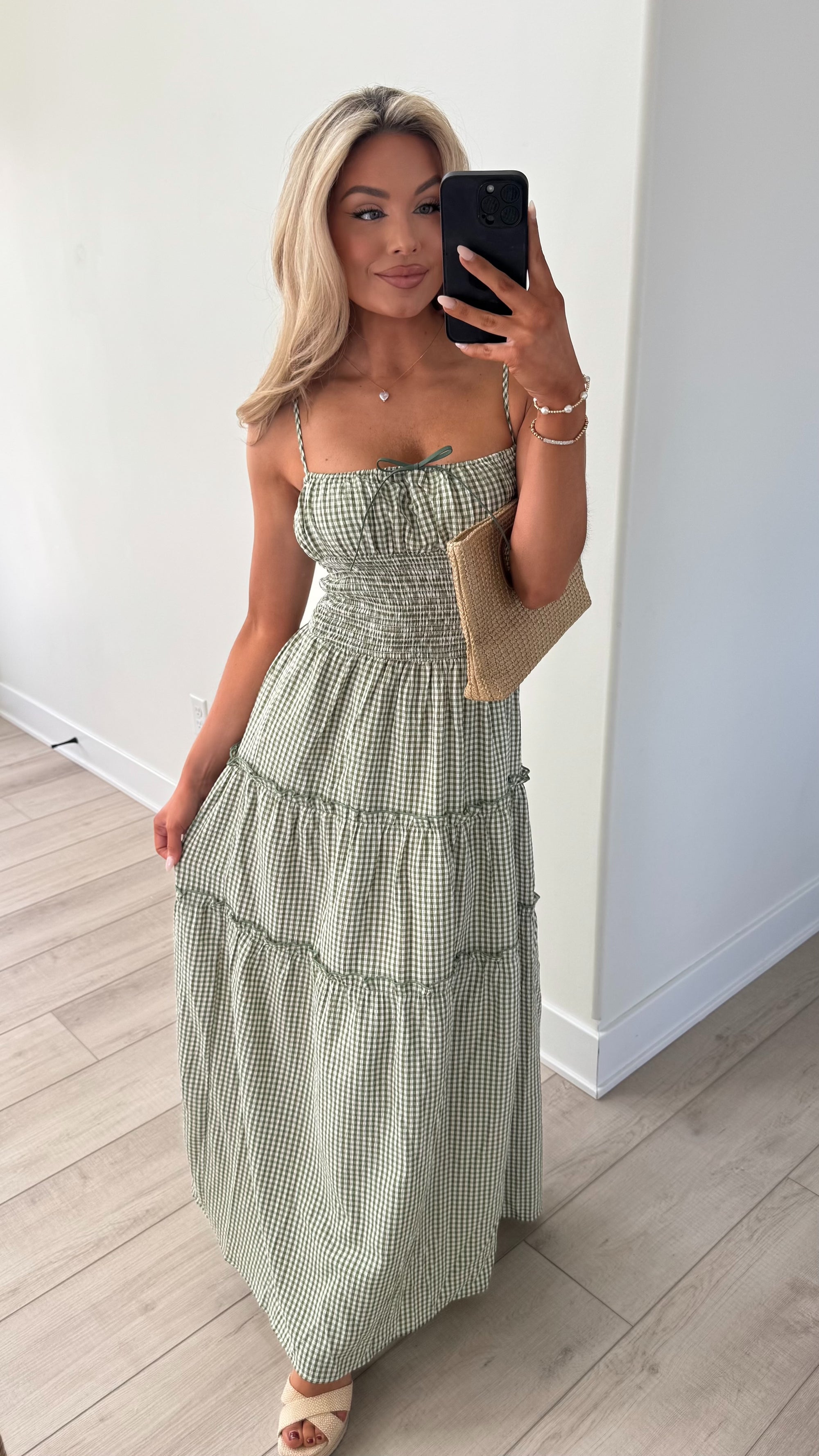 CHECKMATE GINGHAM DRESS