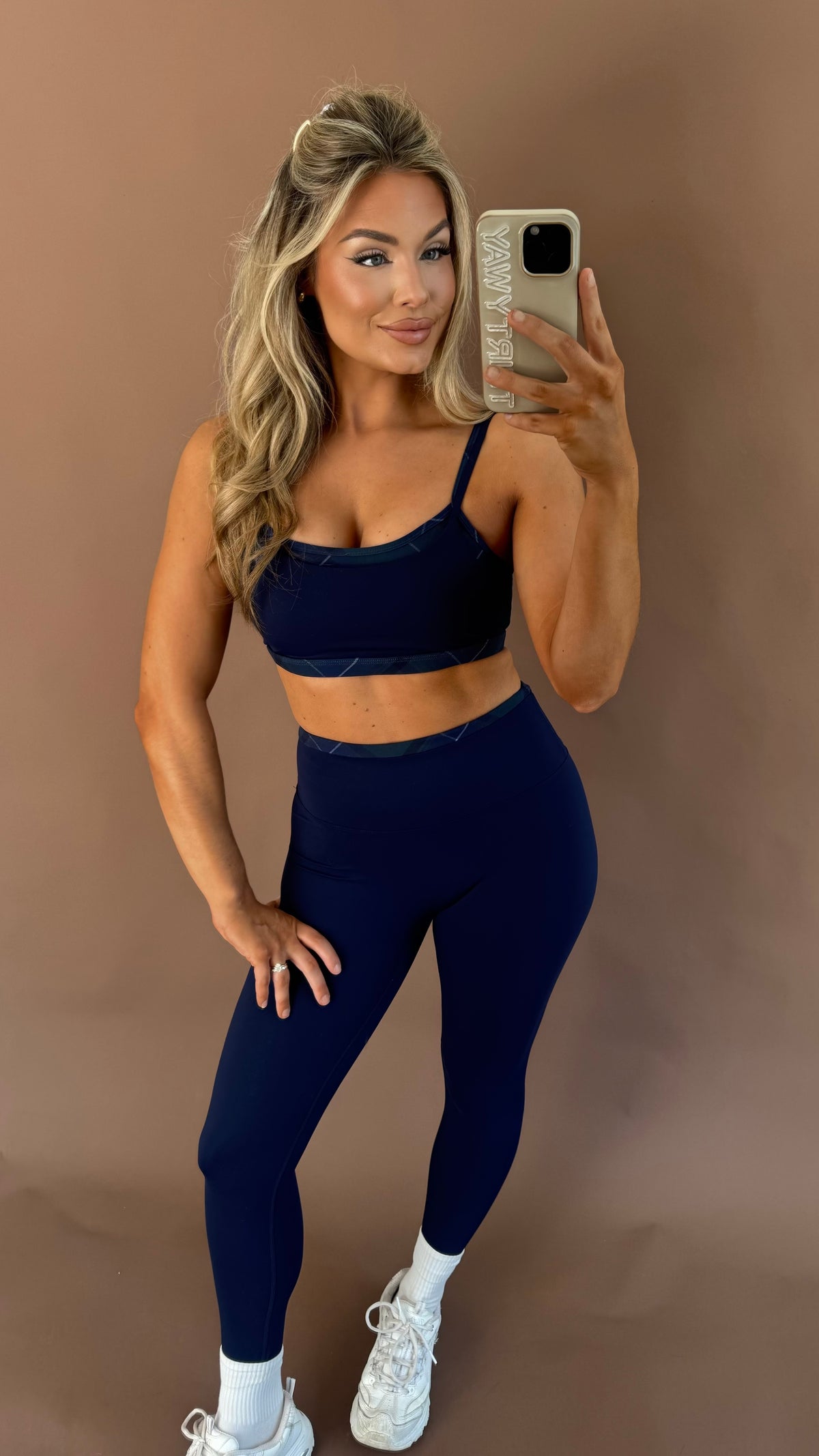 CAMBRIDGE LAYERED SPORTS BRA NAVY