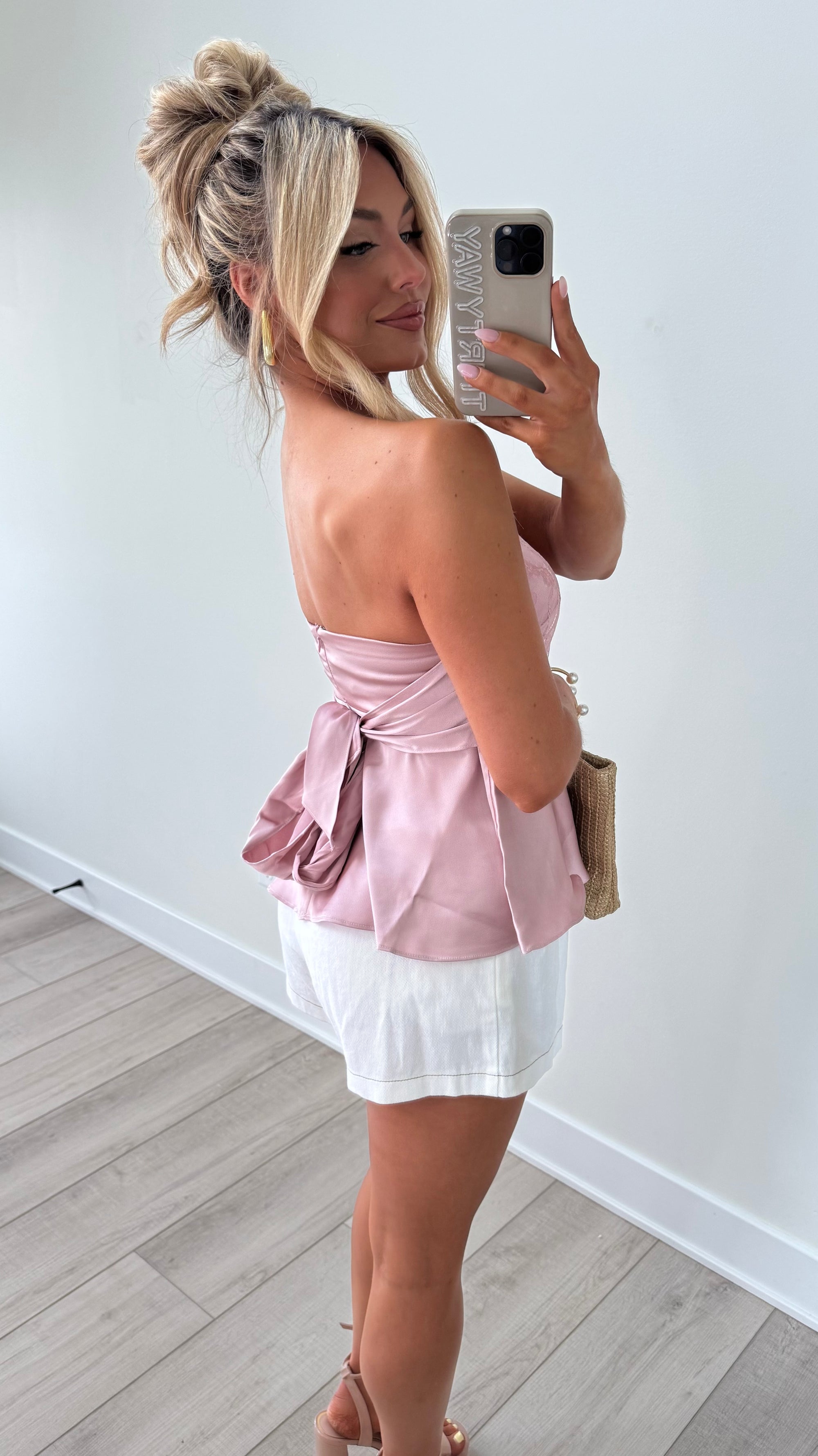 JULIETTE LACE STRAPLESS TOP