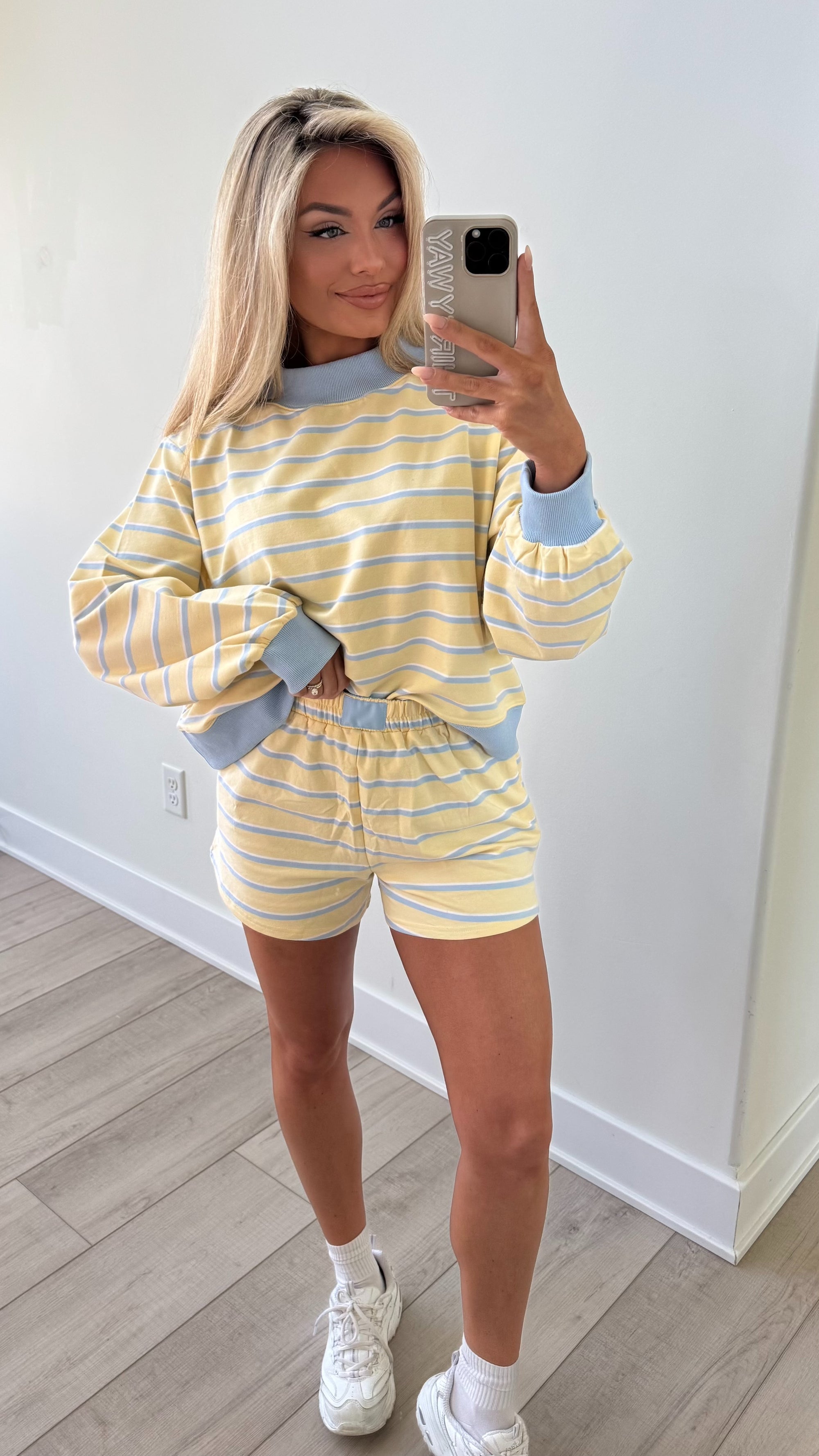 LEMON COAST STRIPED SET