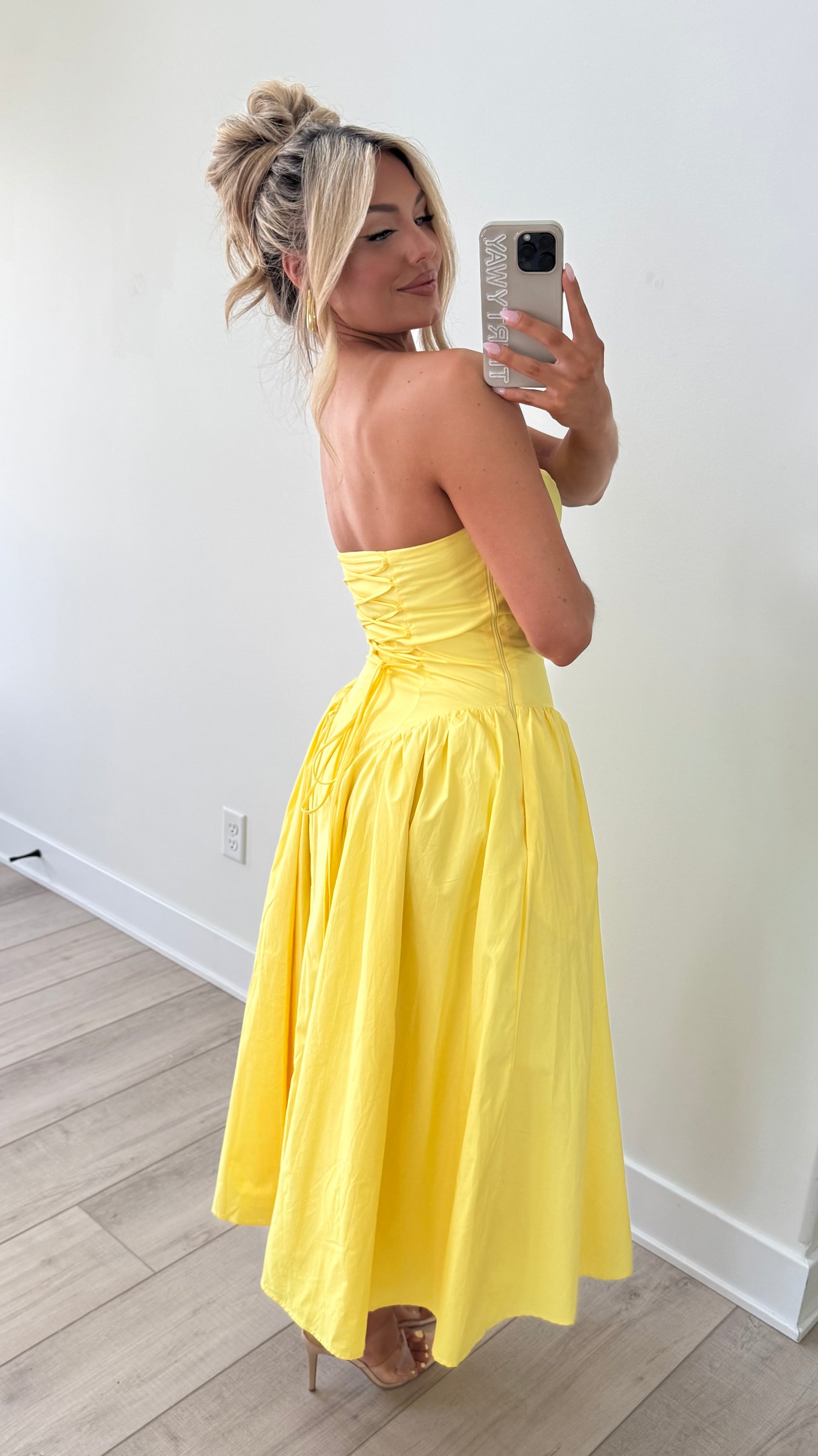 SUNDROP CROSET MAXI DRESS