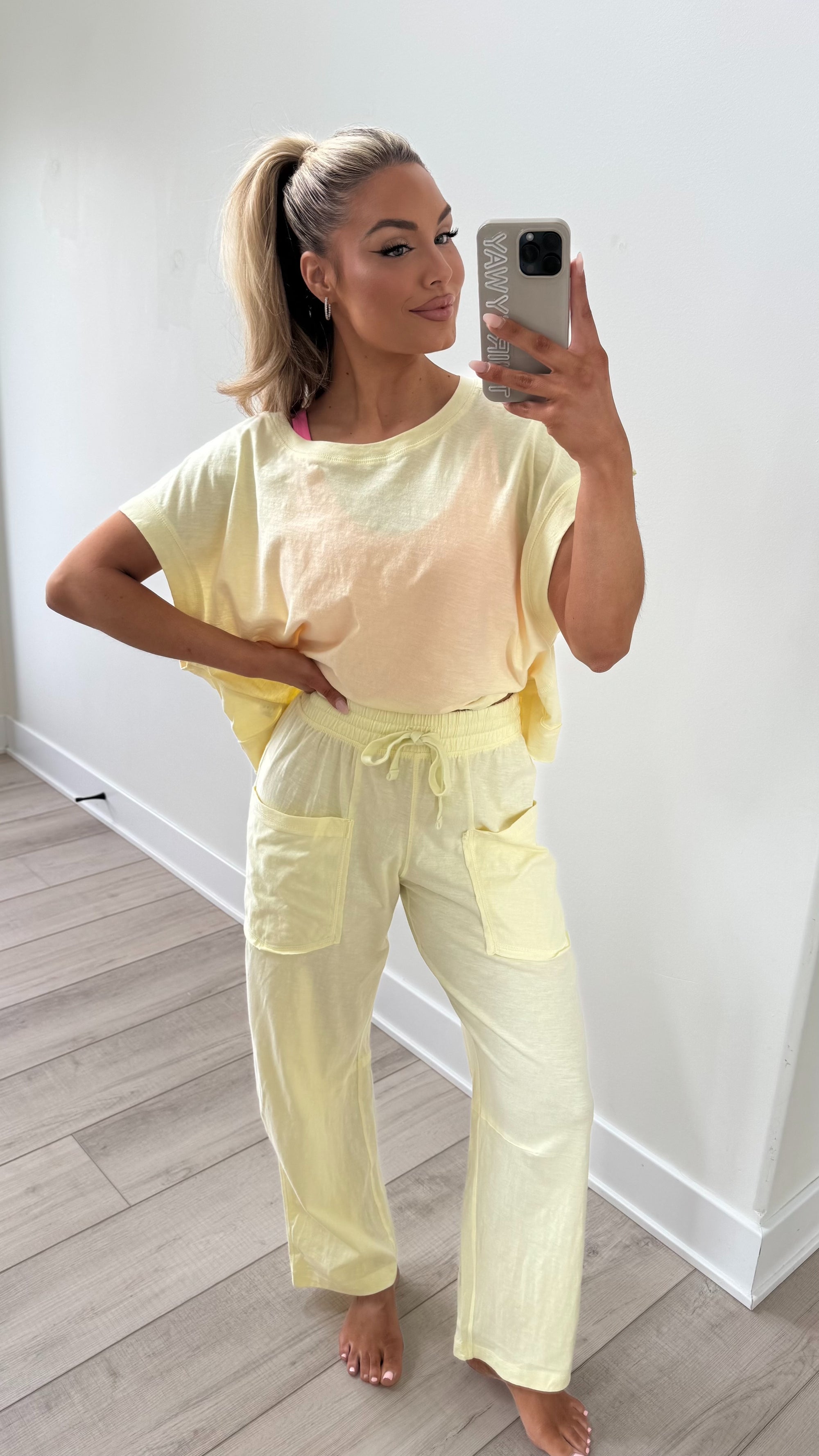 LIMONCELLO BARREL PANT