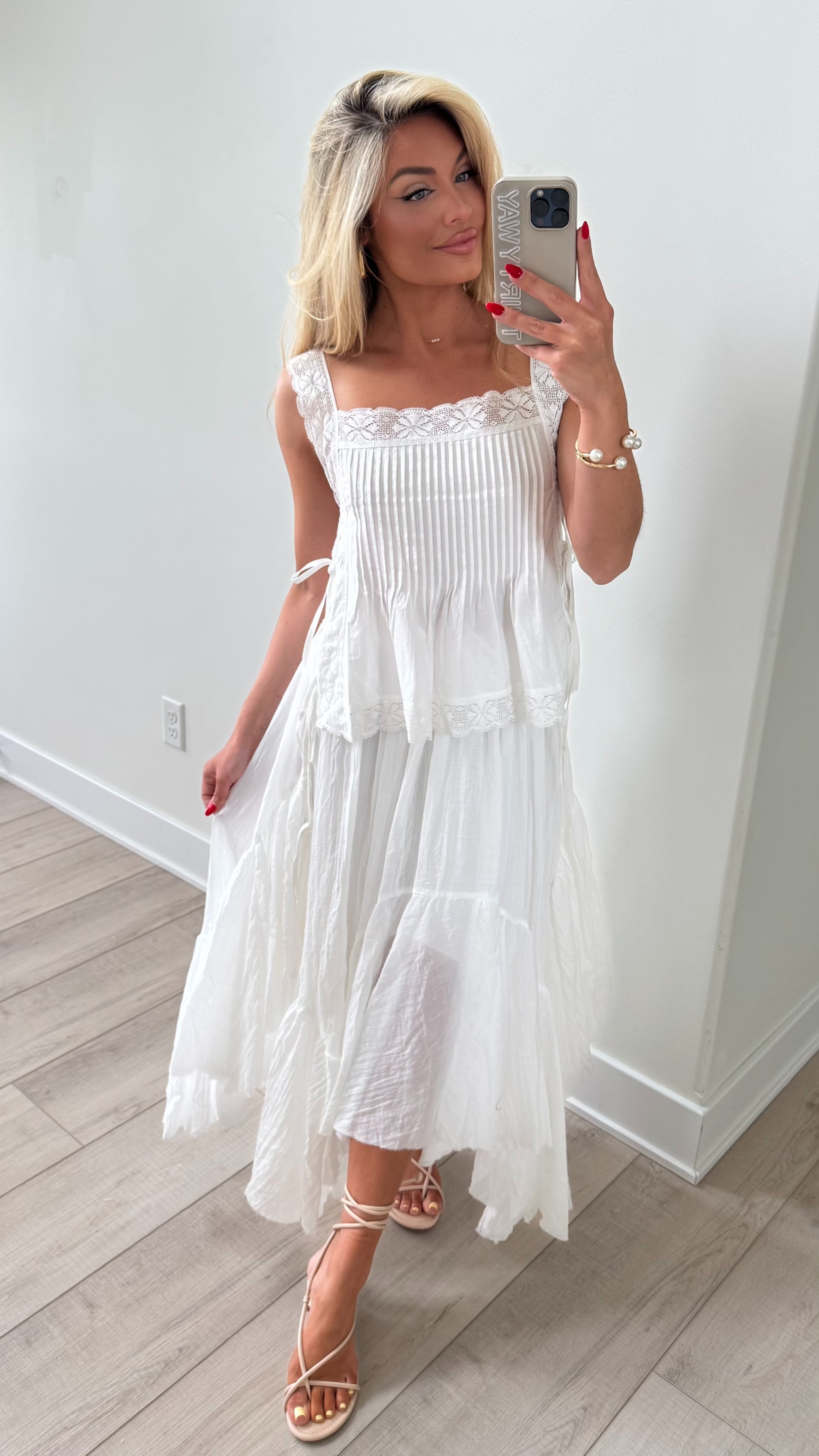 ASTORIA PLEATED MAXI SKIRT