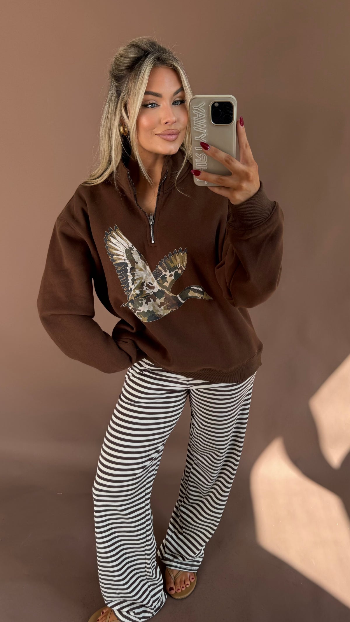 CAMO MALLARD HALF ZIP